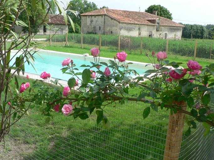 Château de Clauzuroux, chambres d'hôtes et location de gîtes avec piscine chauffée à Champagne et Fontaine en Dordogne proche de Périgueux et d'Angoulême